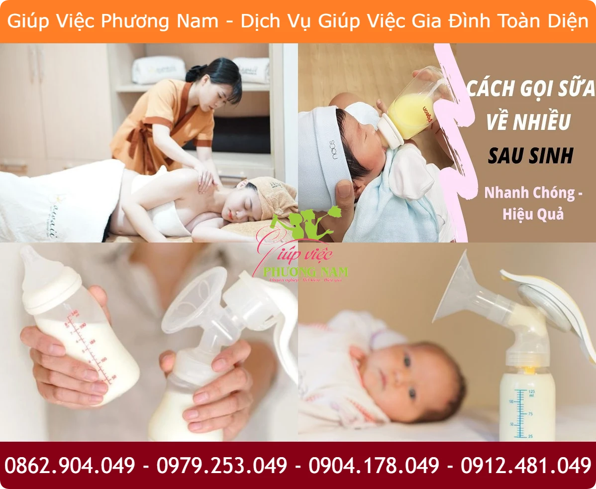 Dịch vụ massage kích sữa tại nhà