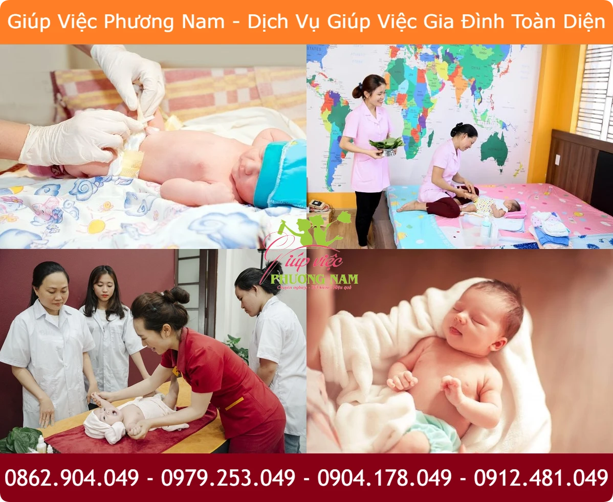 Dịch vụ chăm sóc mẹ và bé sau sinh tại nhà quận Tân Phú