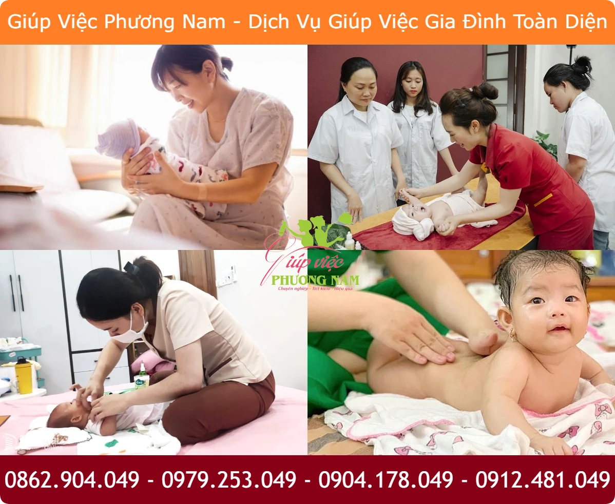 Dịch vụ chăm sóc mẹ và bé tại nhà quận Tân Bình