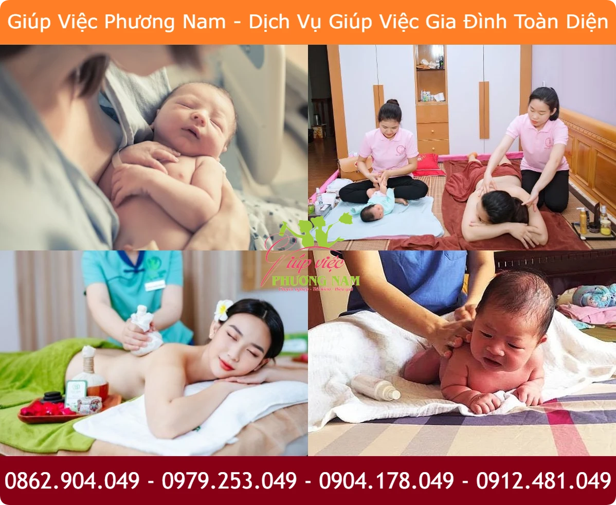 Dịch vụ chăm sóc mẹ và bé tại nhà quận Tân Phú