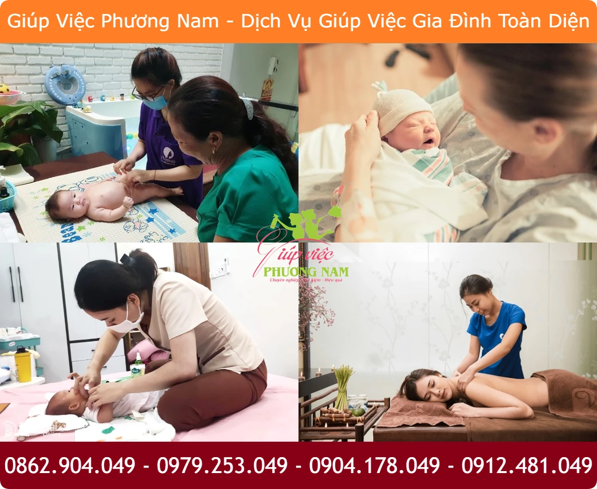 Dịch vụ chăm sóc mẹ và bé tại nhà sau sinh quận Tân Phú