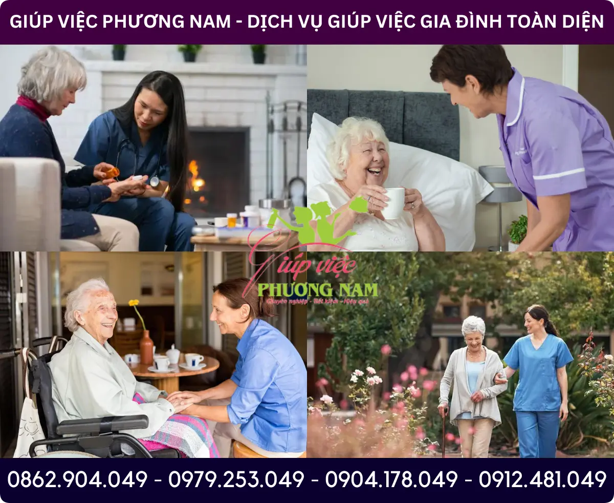 Dịch vụ tìm người chăm người già tại An Giang