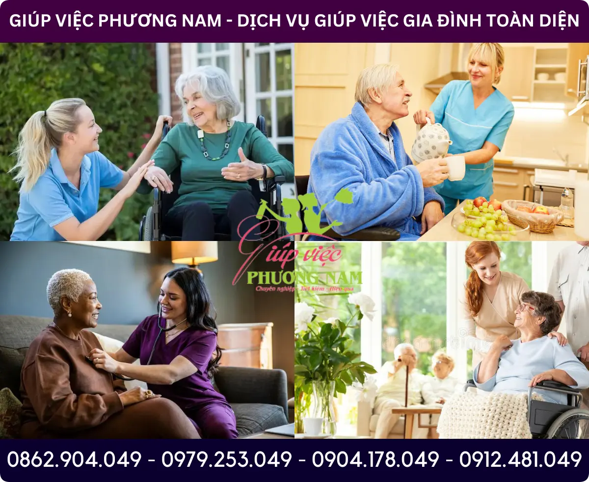 Dịch vụ tìm người chăm sóc người già tại An Giang