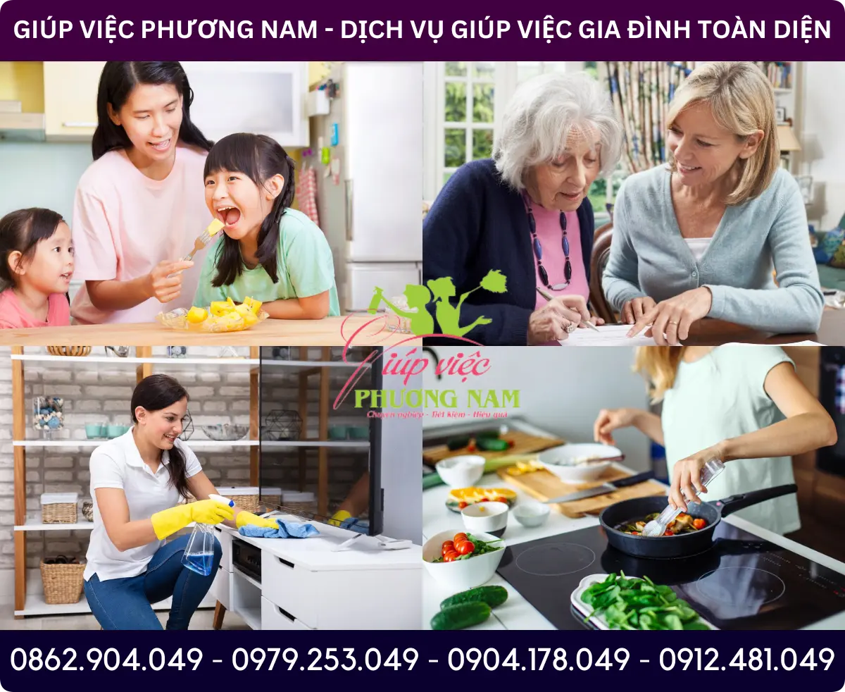 Dịch vụ thuê người giúp việc nhà tại Bắc Giang