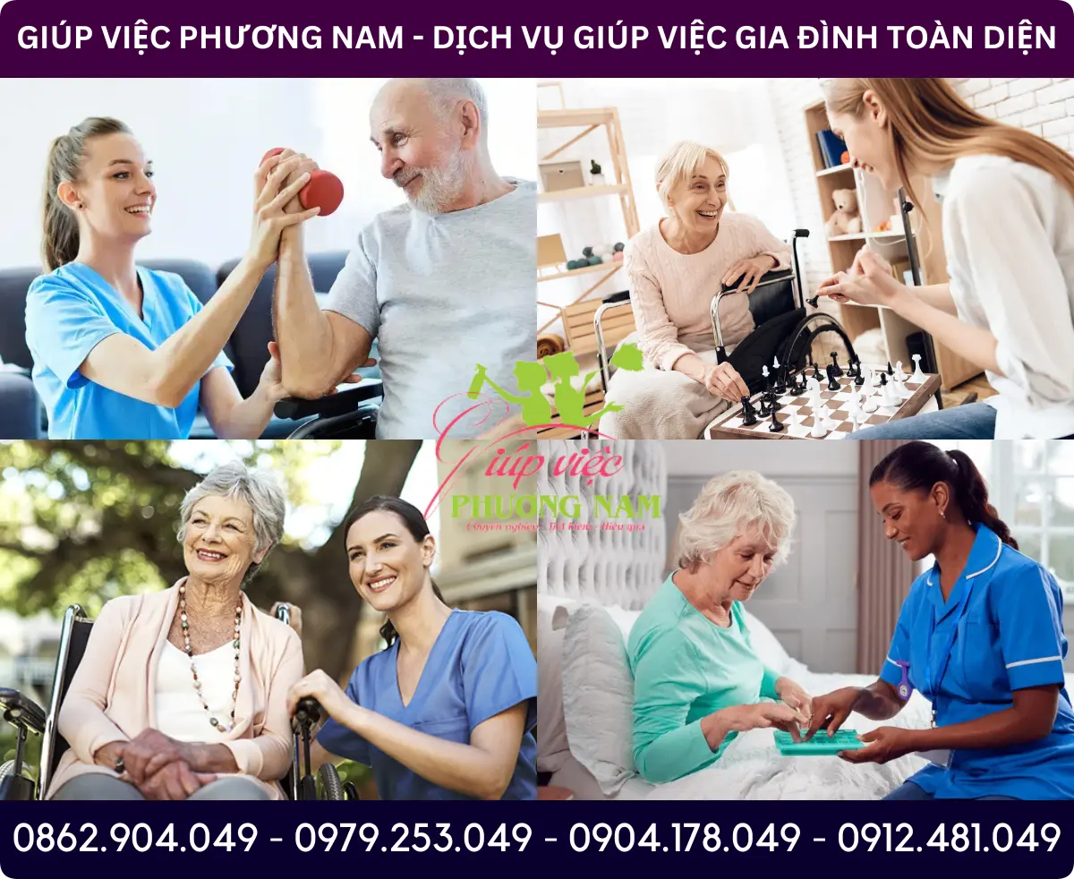 Dịch vụ tìm người chăm sóc người già tại Bắc Giang