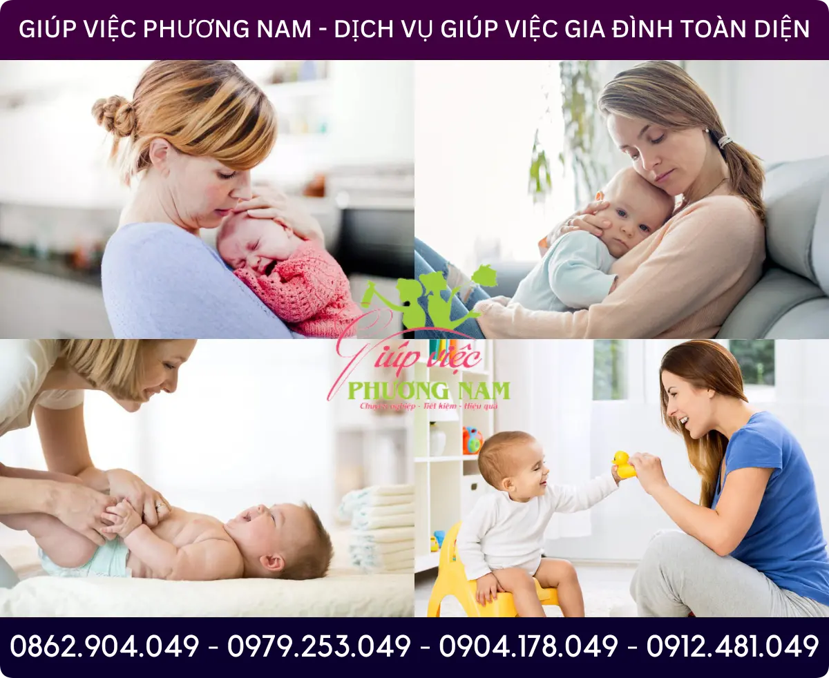 Dịch vụ tìm người chăm sóc mẹ và bé tại Thuận An