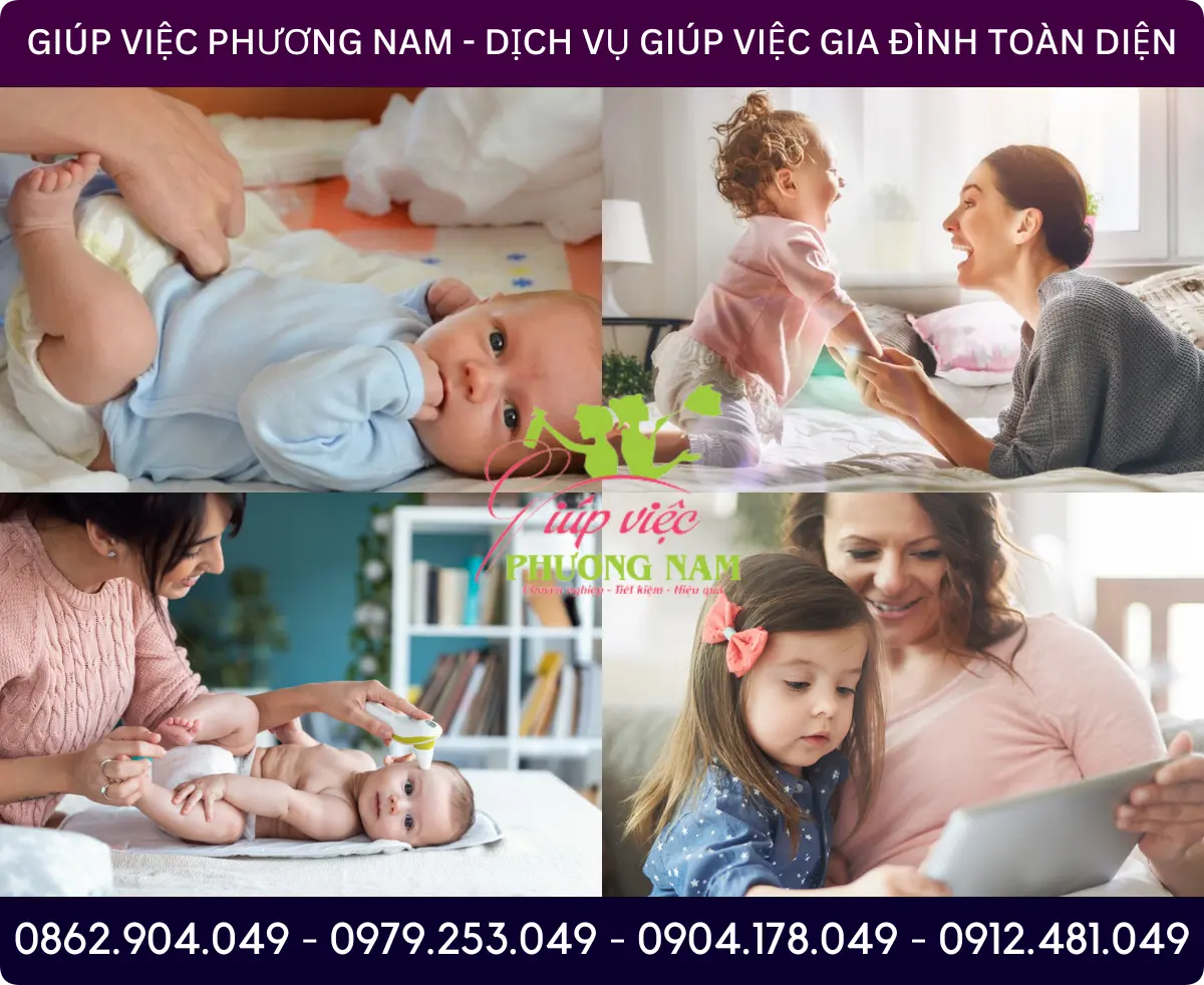 Dịch vụ chăm sóc em bé tại Hồng Ngự