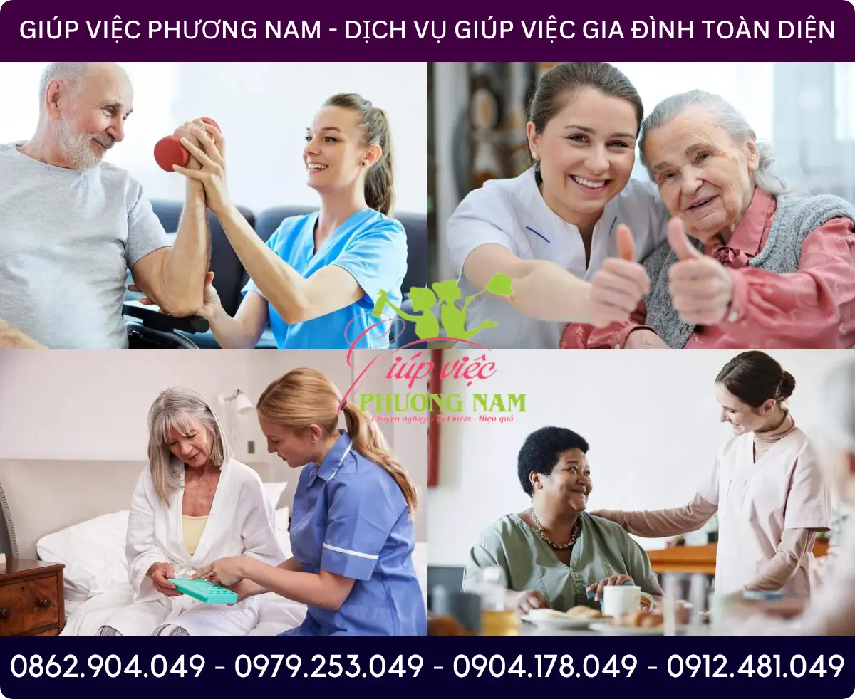 Dịch vụ chăm sóc người cao tuổi tại Long An