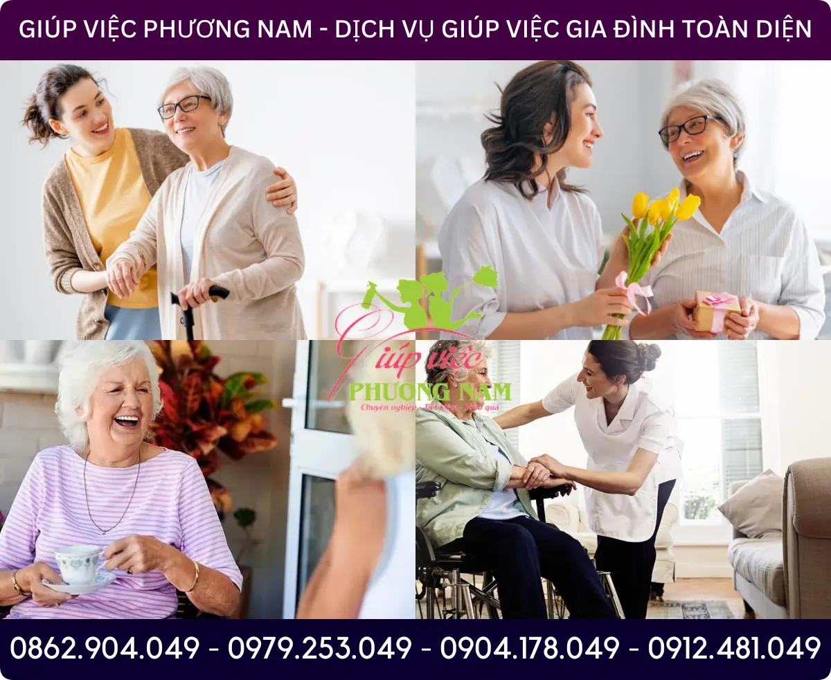 Dịch vụ chăm sóc người già tại nhà ở Long An