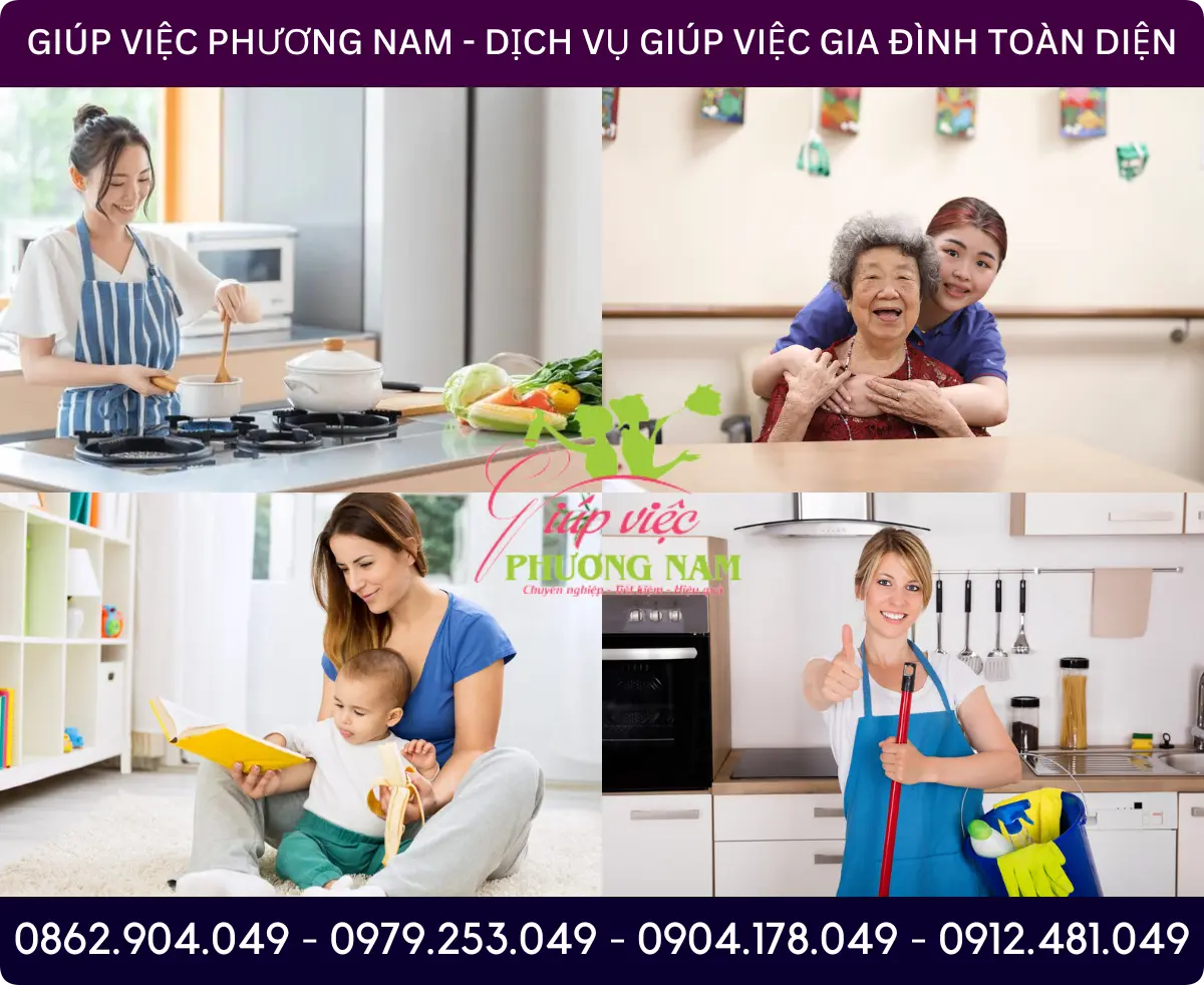 Dịch vụ giúp việc nhà tại Hậu Giang