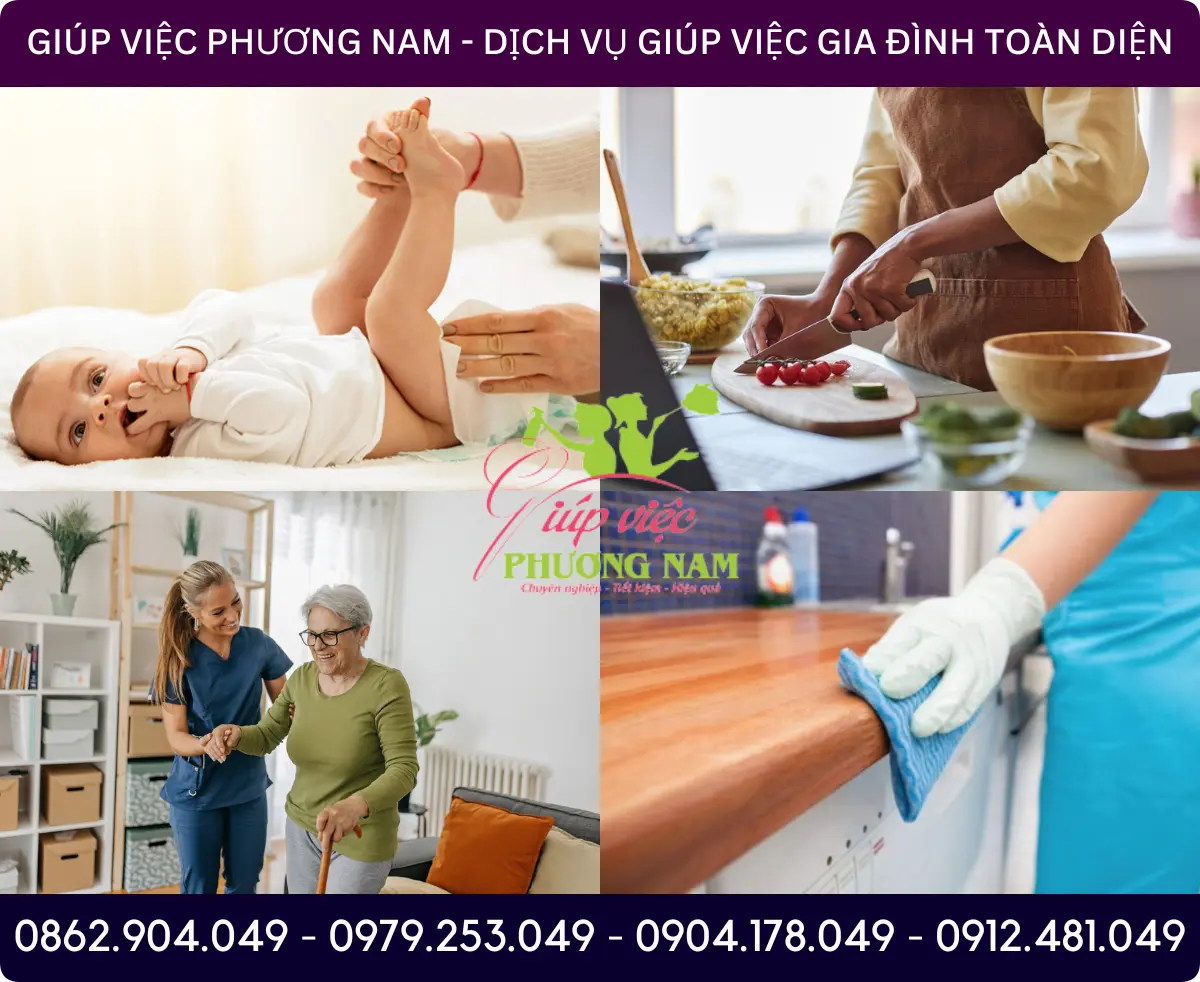 Dịch vụ giúp việc nhà tại Long An