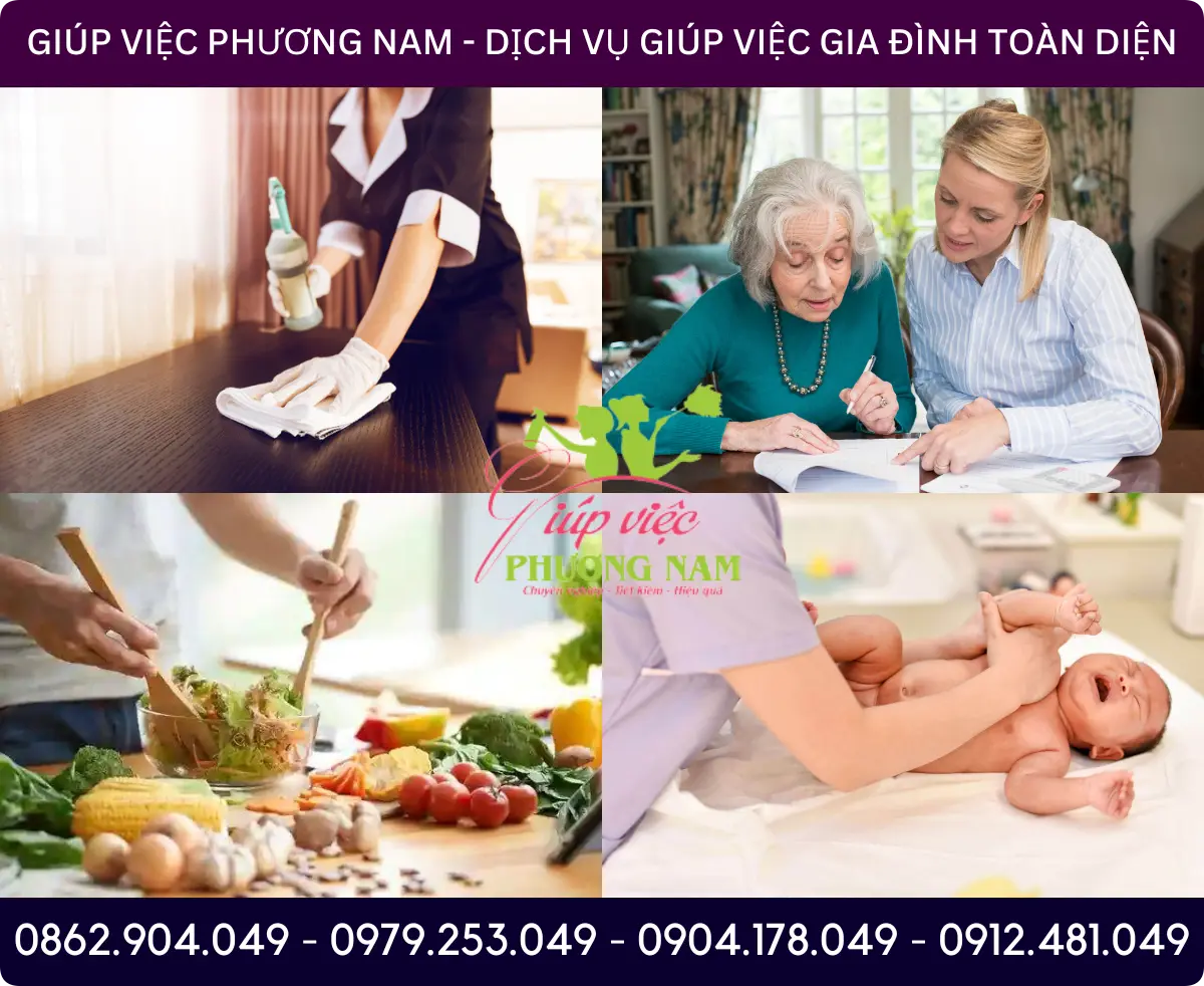 Dịch vụ thuê người giúp việc nhà tại Hậu Giang