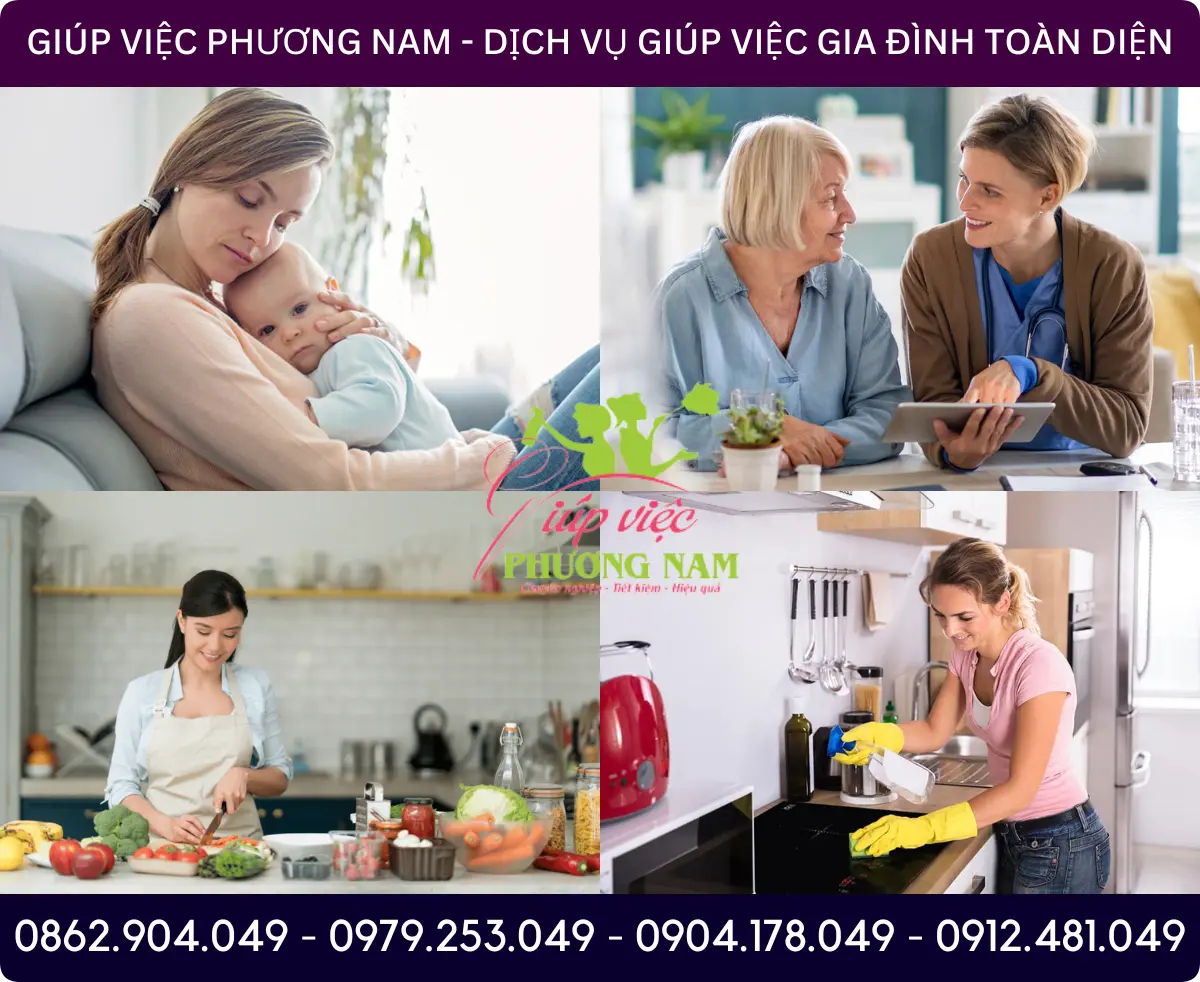 Dịch vụ thuê người giúp việc nhà tại Tiền Giang