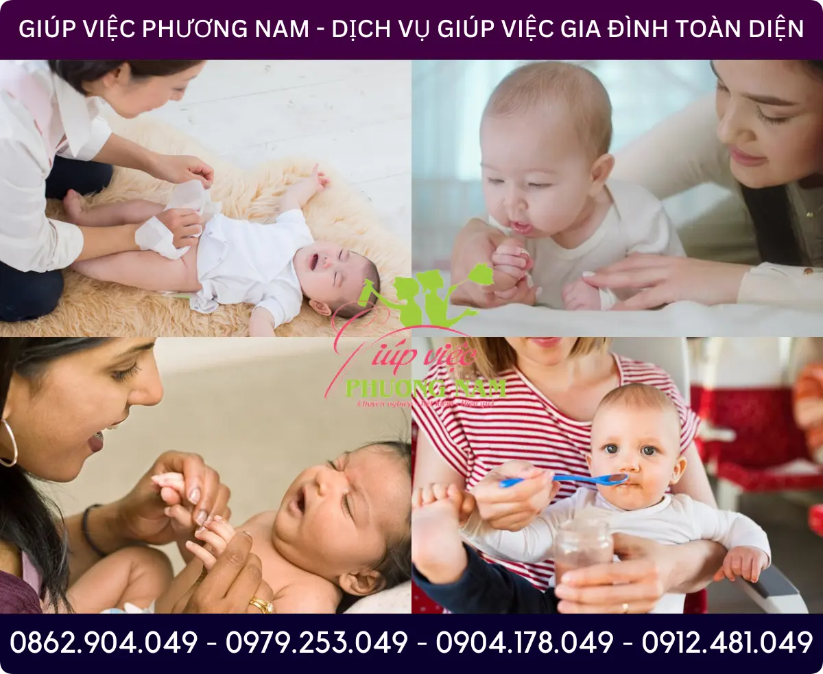 Dịch vụ tìm người chăm bé tại Cao Lãnh