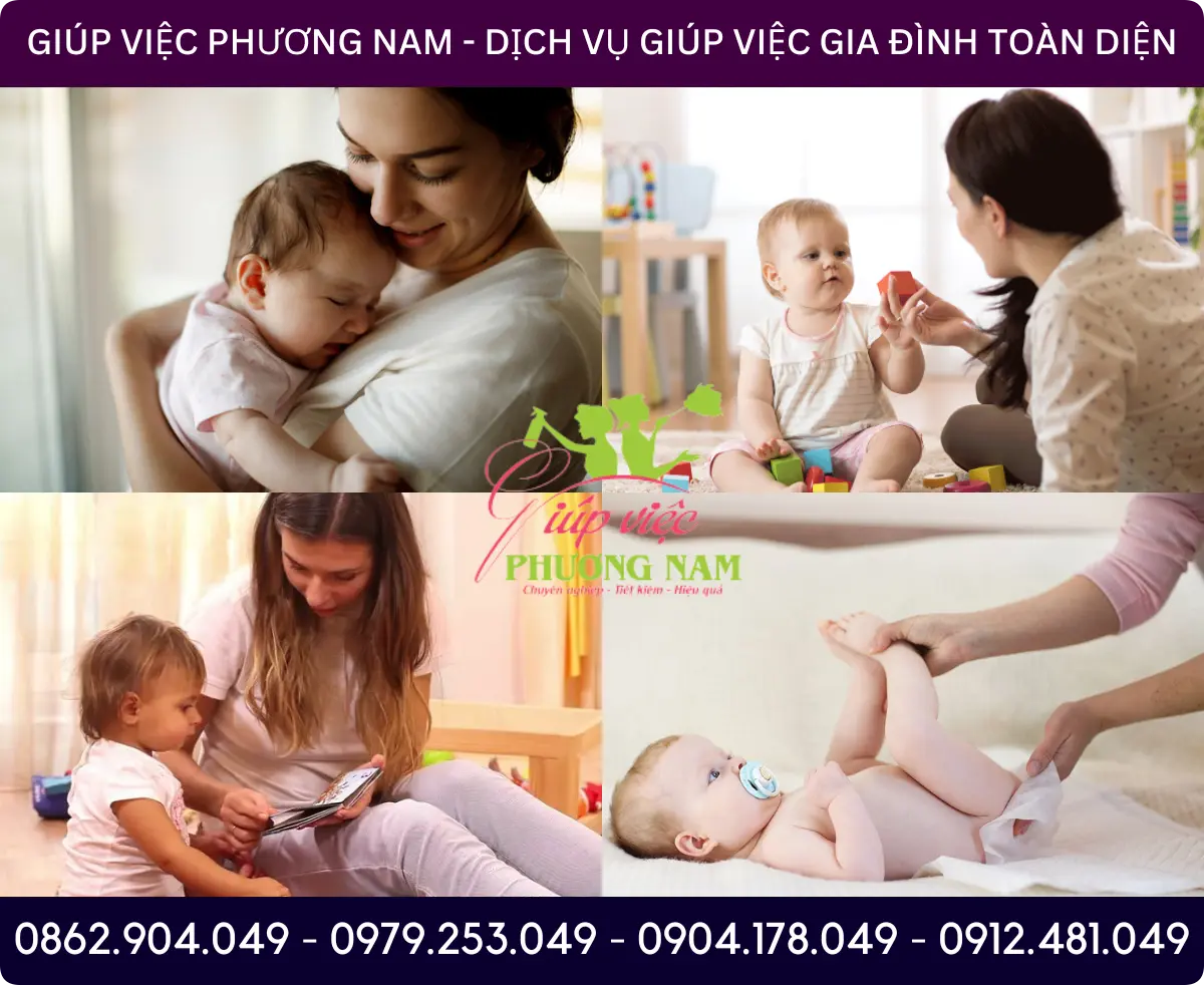 Dịch vụ tìm người chăm bé tại Hồng Ngự