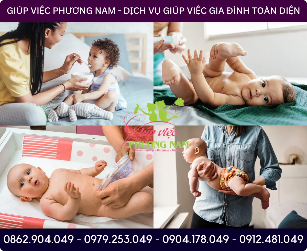 Dịch vụ tìm người chăm bé tại Mỹ Tho