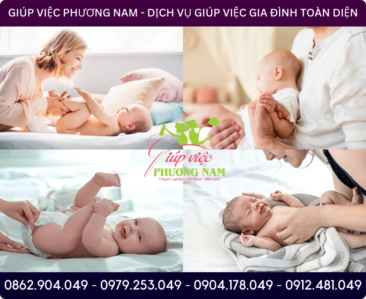 Dịch vụ tìm người chăm bé tại Rạch Giá