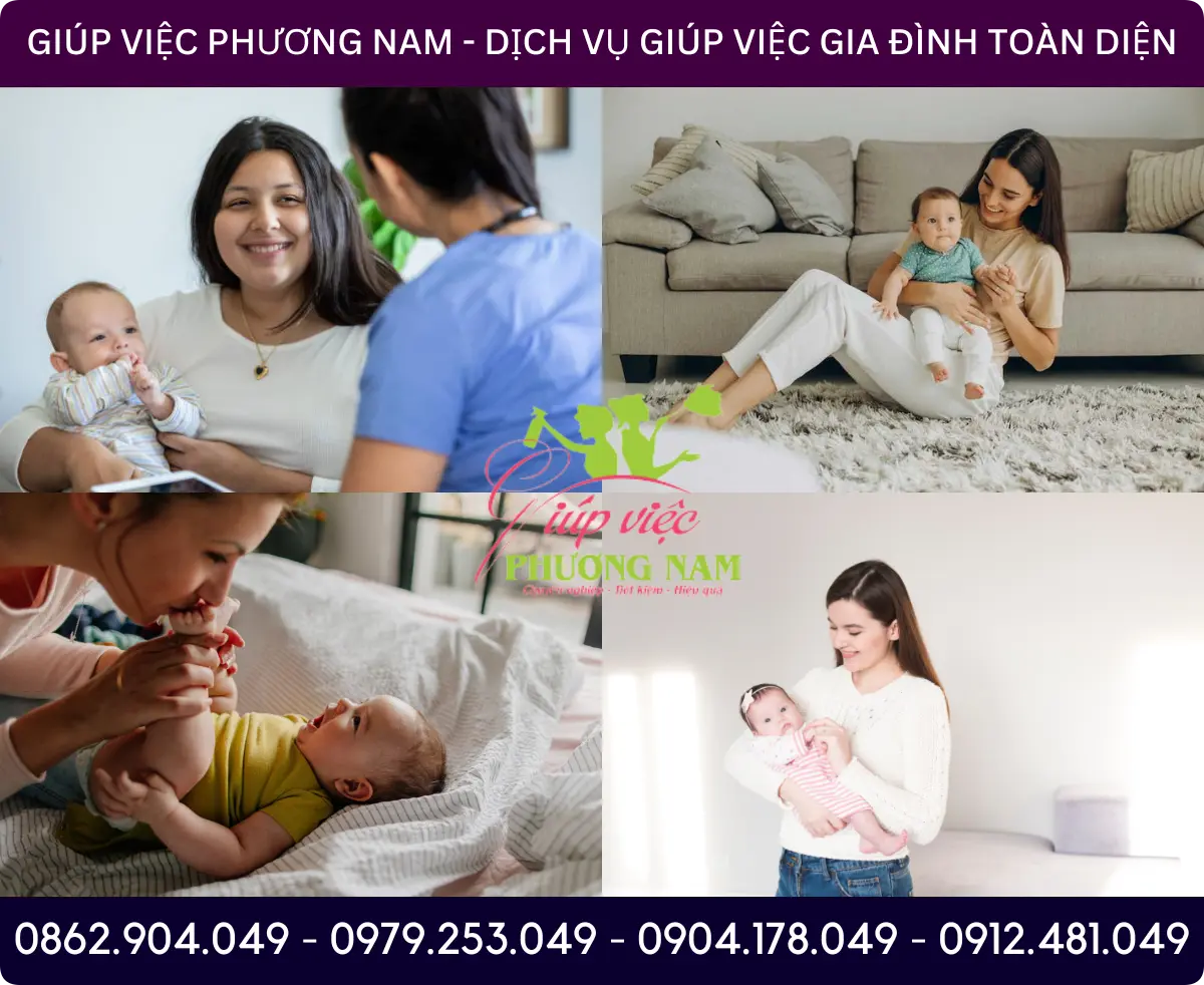 Dịch vụ tìm người chăm bé tại Vị Thanh