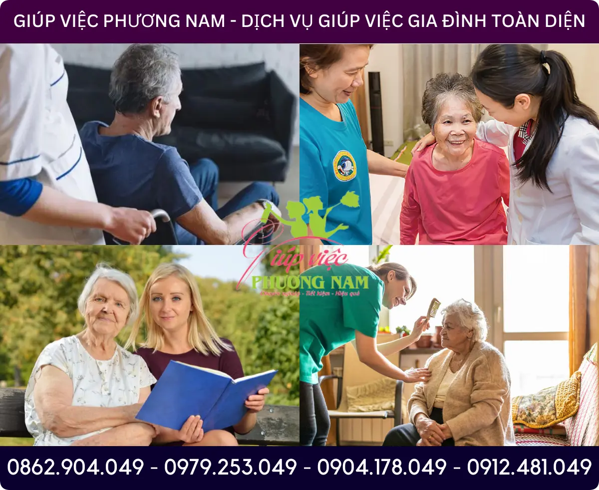 Dịch vụ tìm người chăm người già tại Bình Định