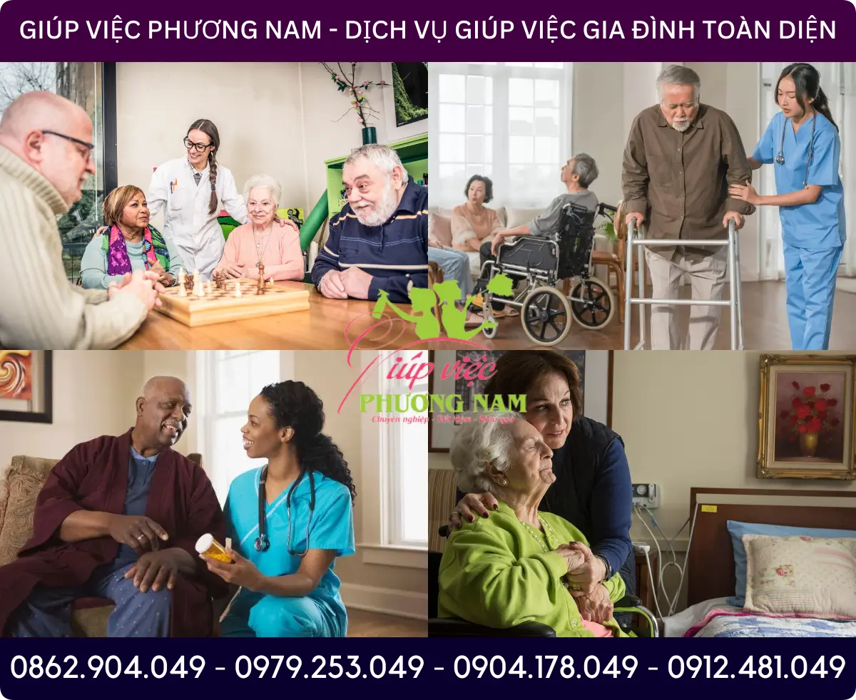 Dịch vụ tìm người chăm người già tại Tiền Giang