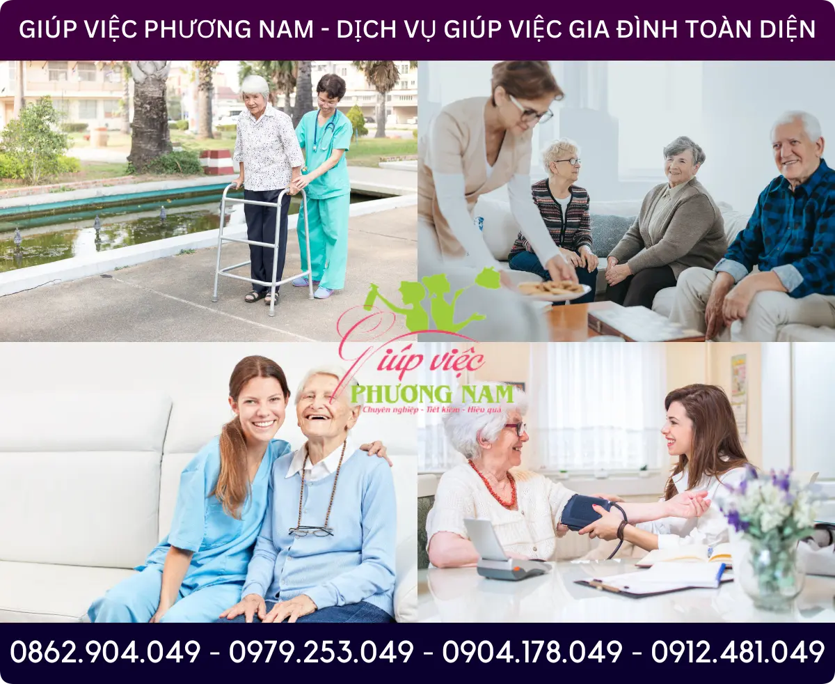 Dịch vụ tìm người chăm sóc người già tại Hậu Giang