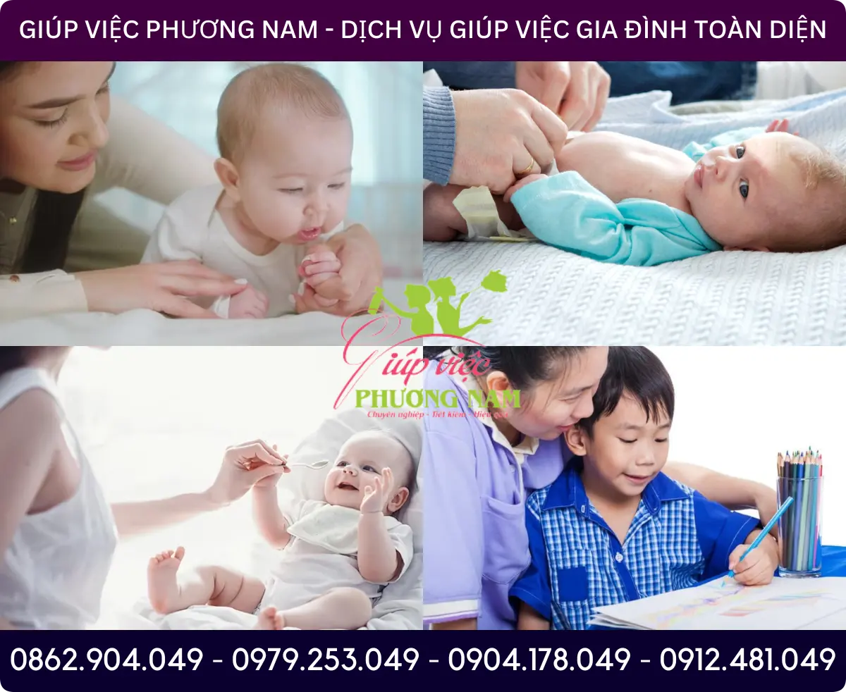 Dịch vụ trông bé tại Tiền Giang