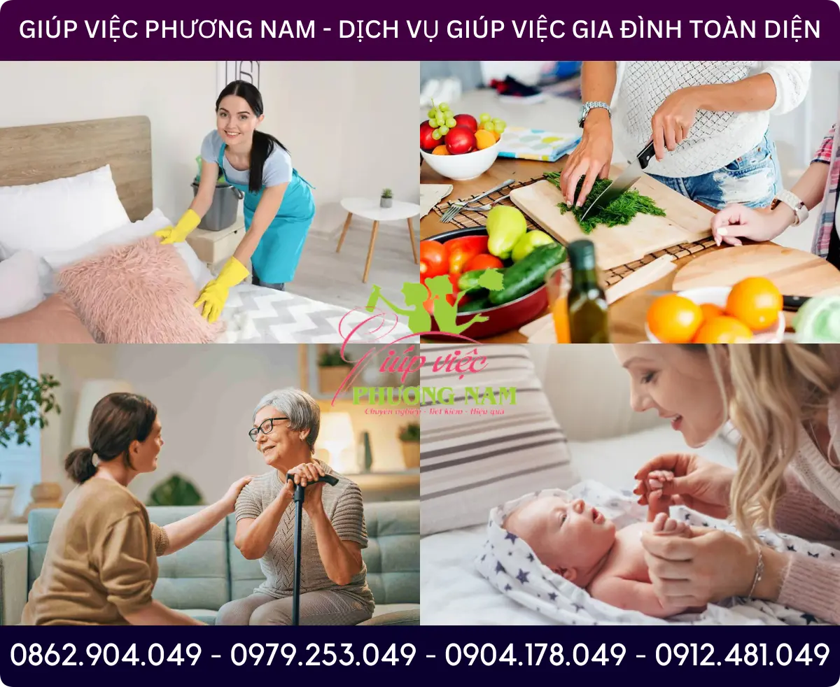 Trung tâm giúp việc nhà tại Hậu Giang