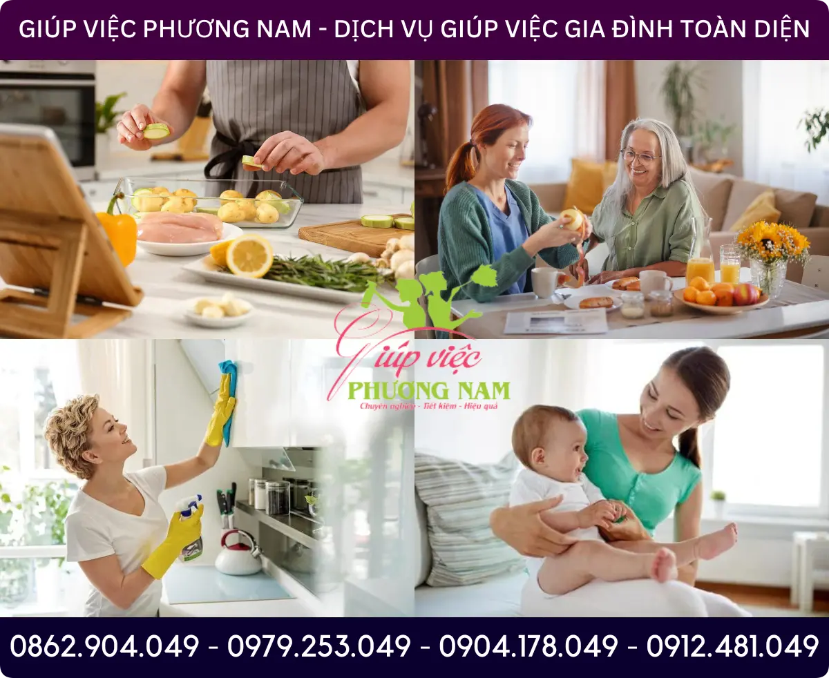 Trung tâm giúp việc nhà tại Ngã Bảy