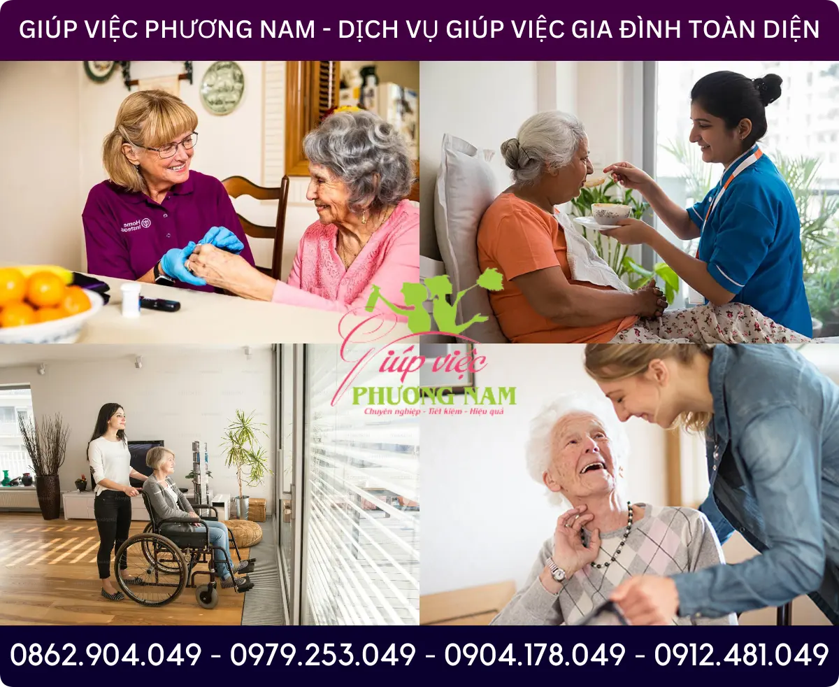 Dịch vụ chăm sóc người già tại nhà ở Móng Cái