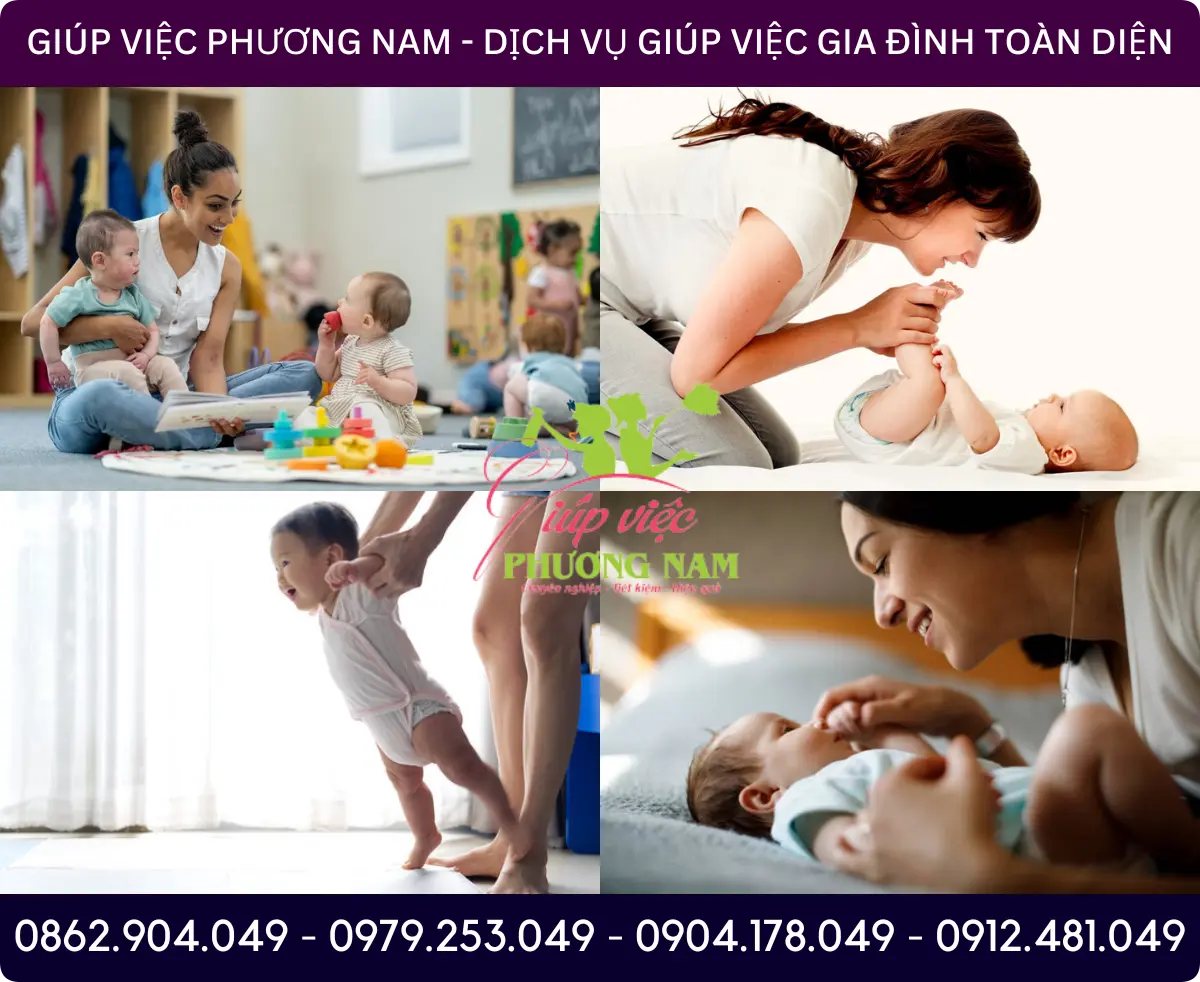 Dịch vụ tìm người chăm bé tại Bình Phước