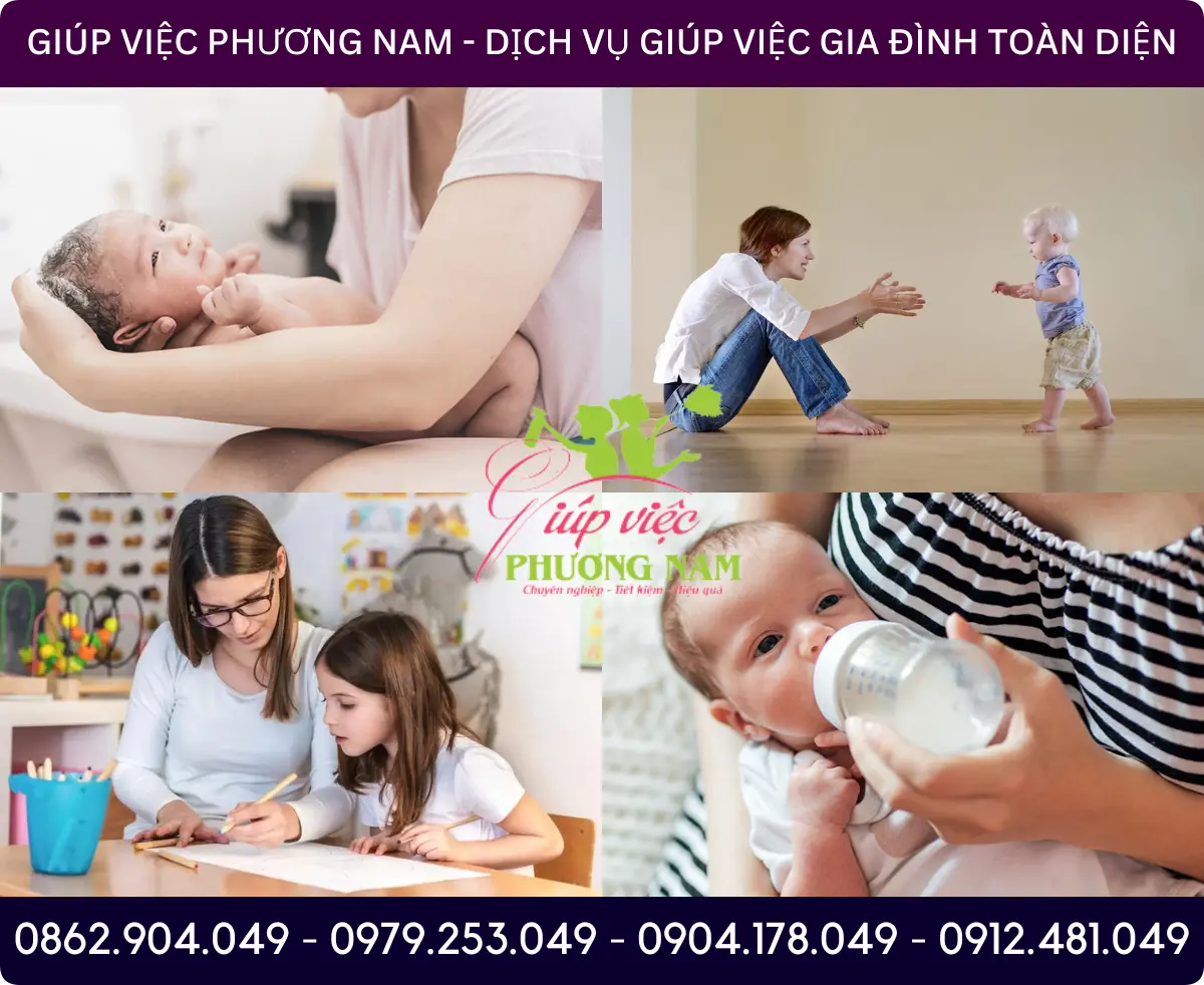 Dịch vụ tìm người chăm bé tại Đắk Lắk