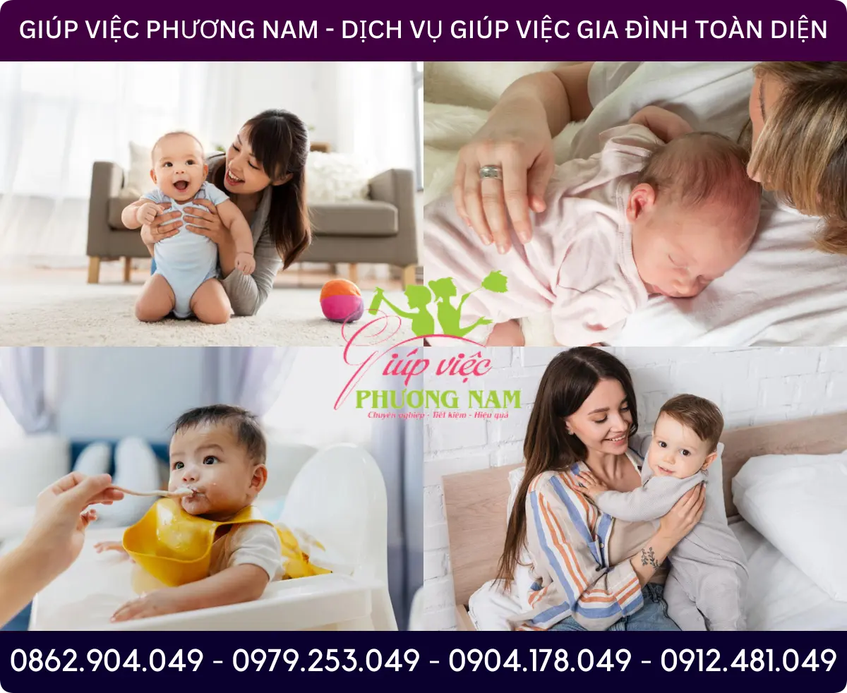 Dịch vụ tìm người chăm bé tại Uông Bí