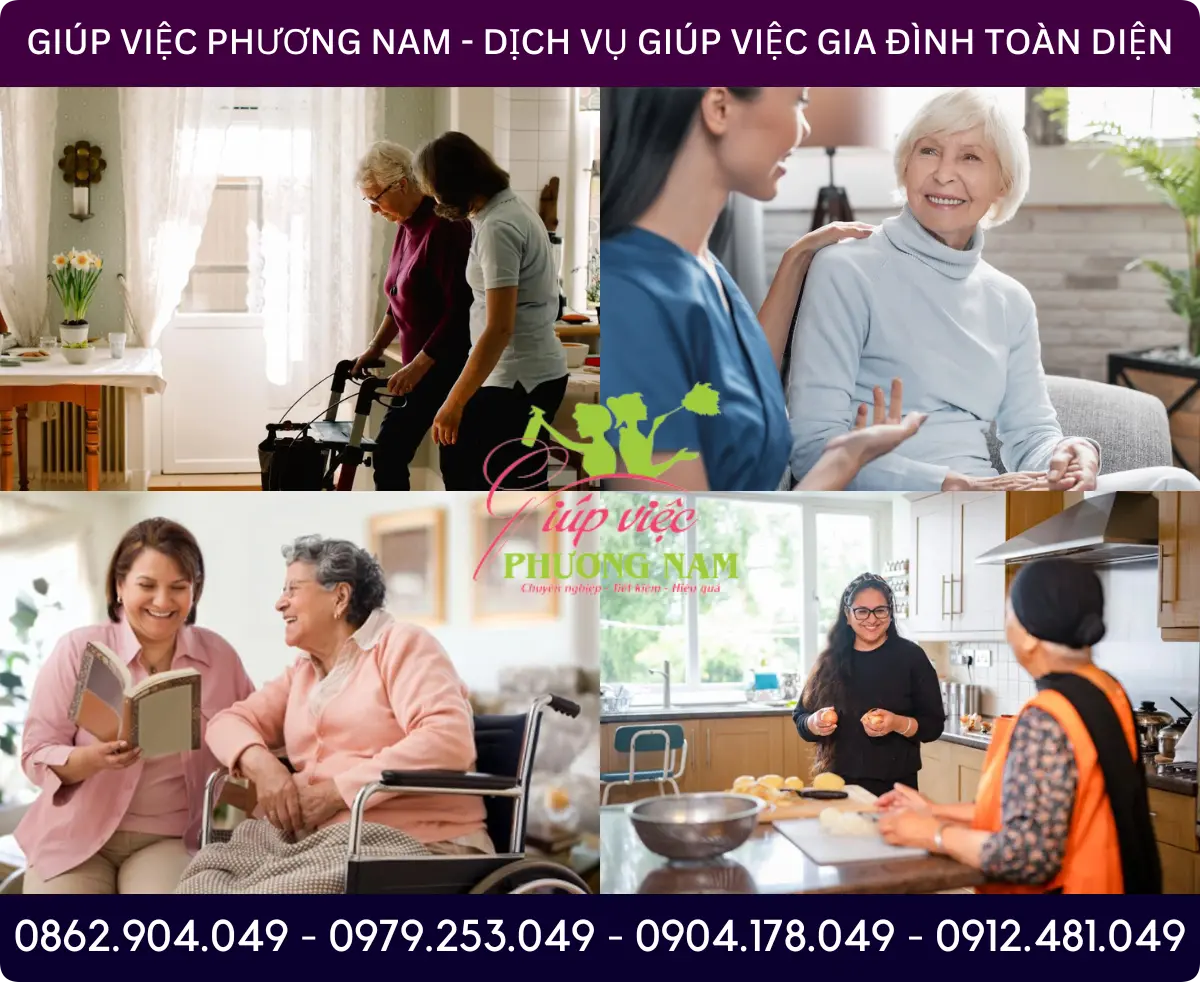 Dịch vụ tìm người chăm sóc người già tại Phan Rang - Tháp Chàm