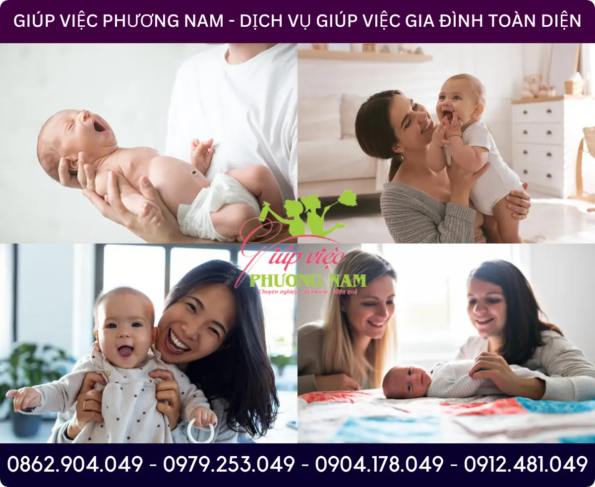 Dịch vụ tìm người chăm sóc trẻ sơ sinh tại Bình Phước