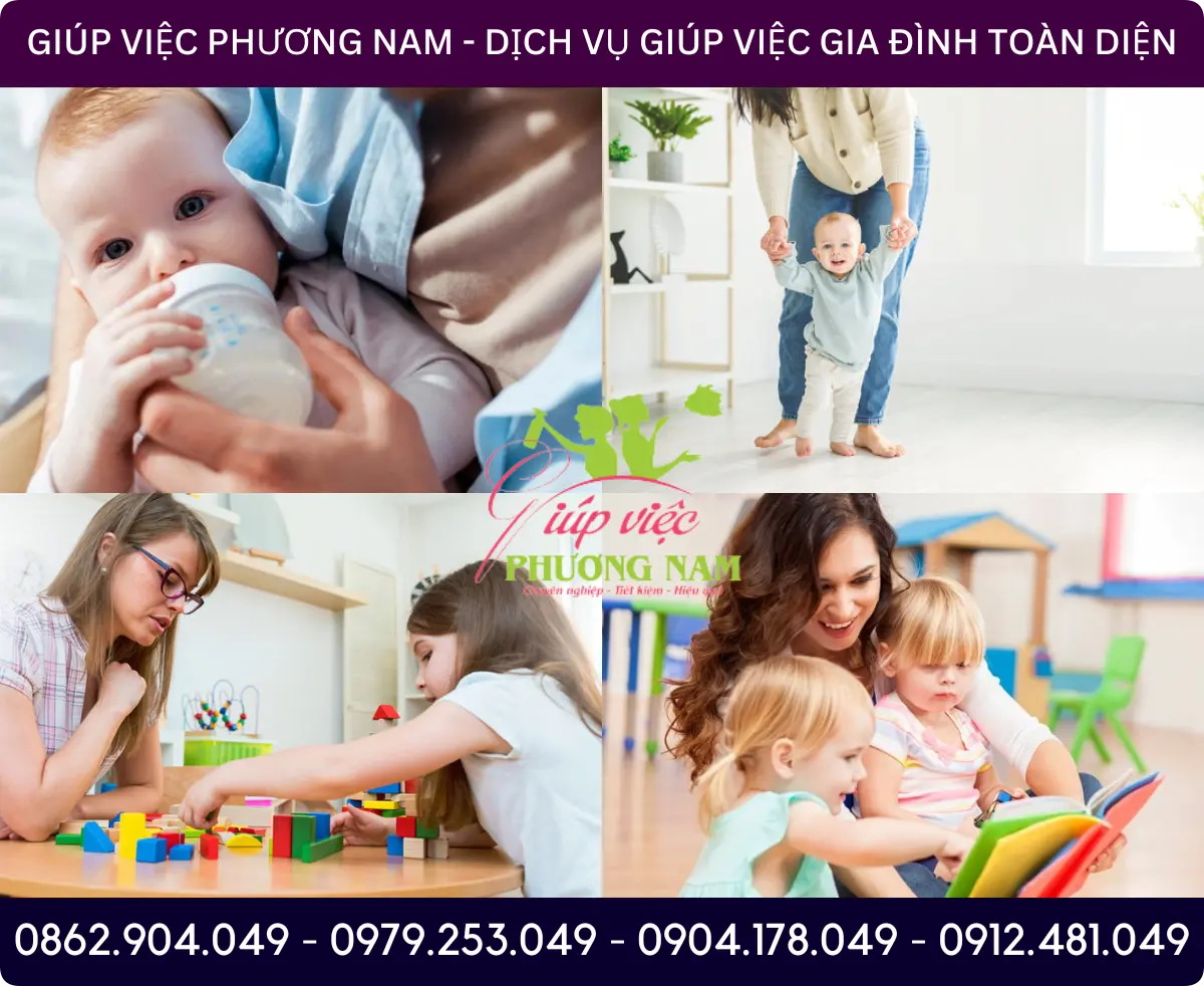 Dịch vụ trông bé tại Đồng Xoài