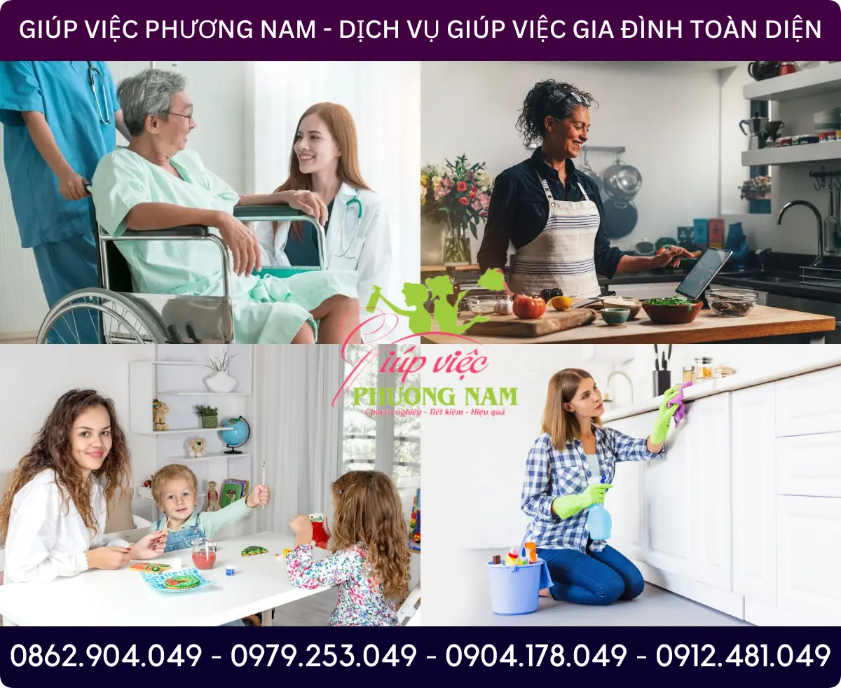 Dịch vụ thuê người giúp việc nhà tại Sông Công