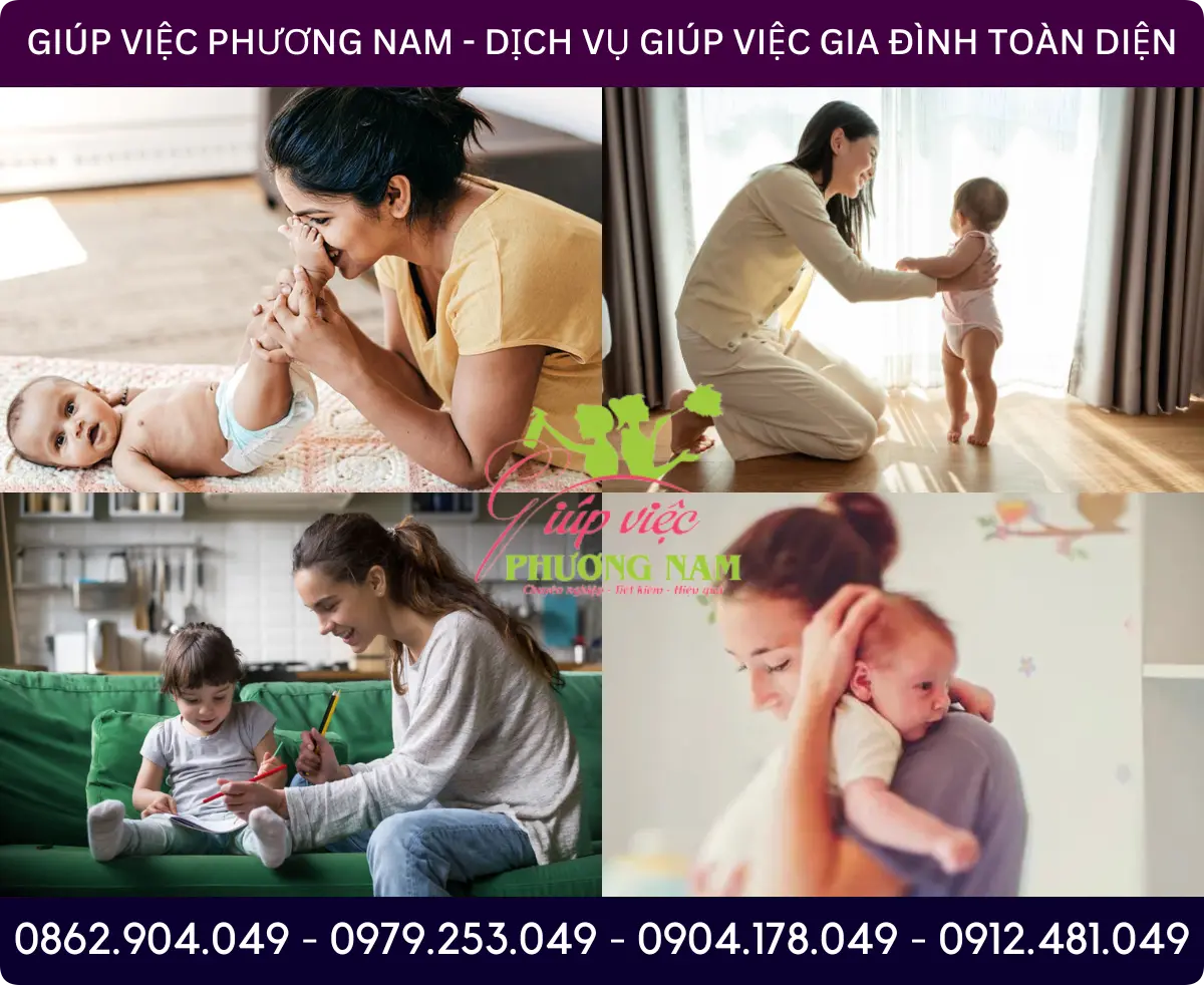 Dịch vụ tìm người chăm bé tại Phúc Yên