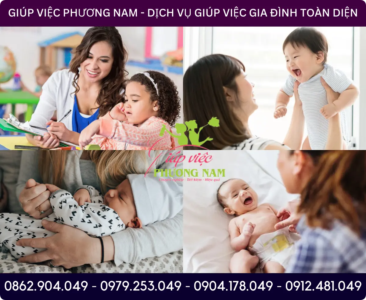 Dịch vụ tìm người chăm bé tại Tam Điệp