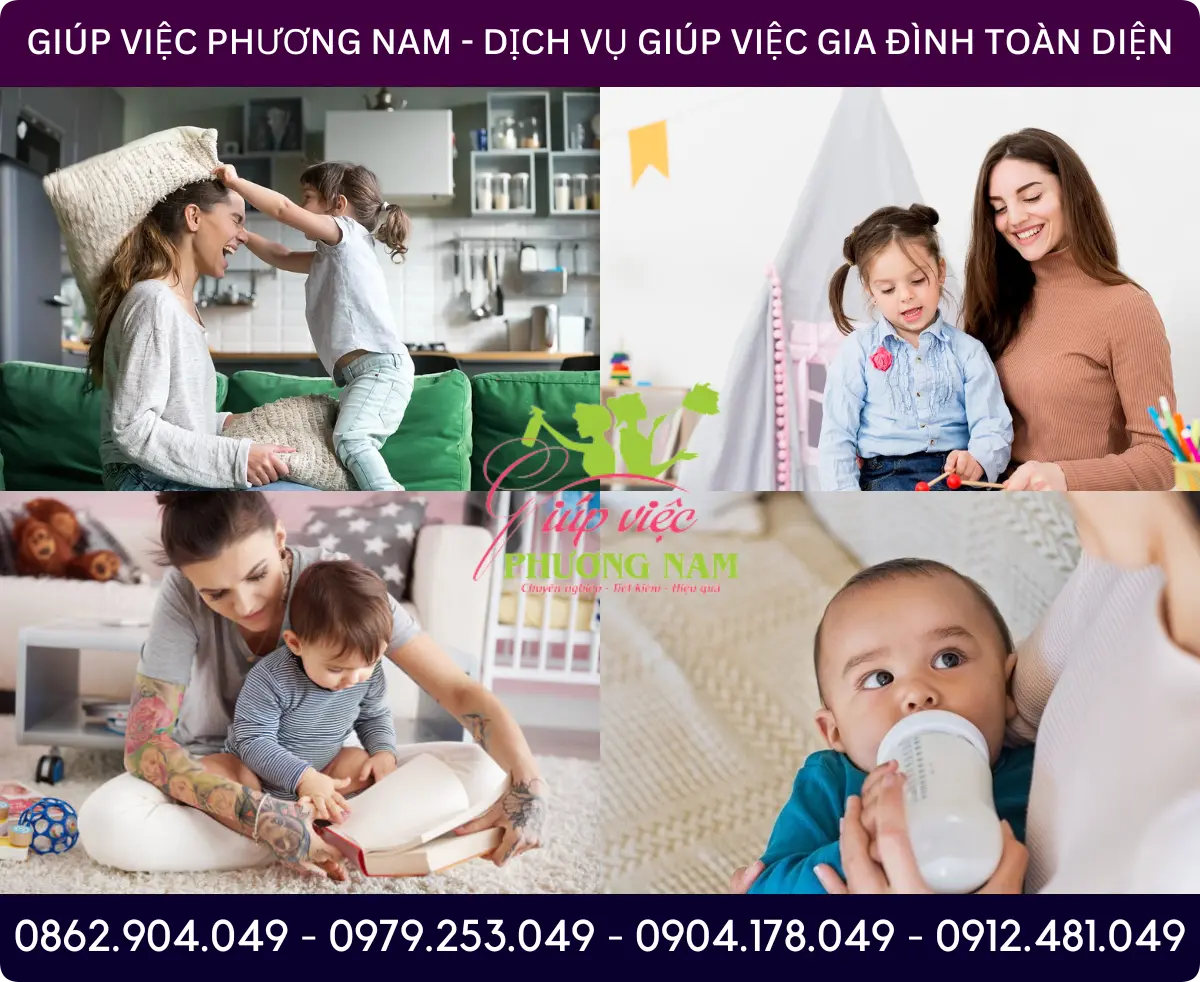 Dịch vụ tìm người chăm bé tại Vĩnh Yên