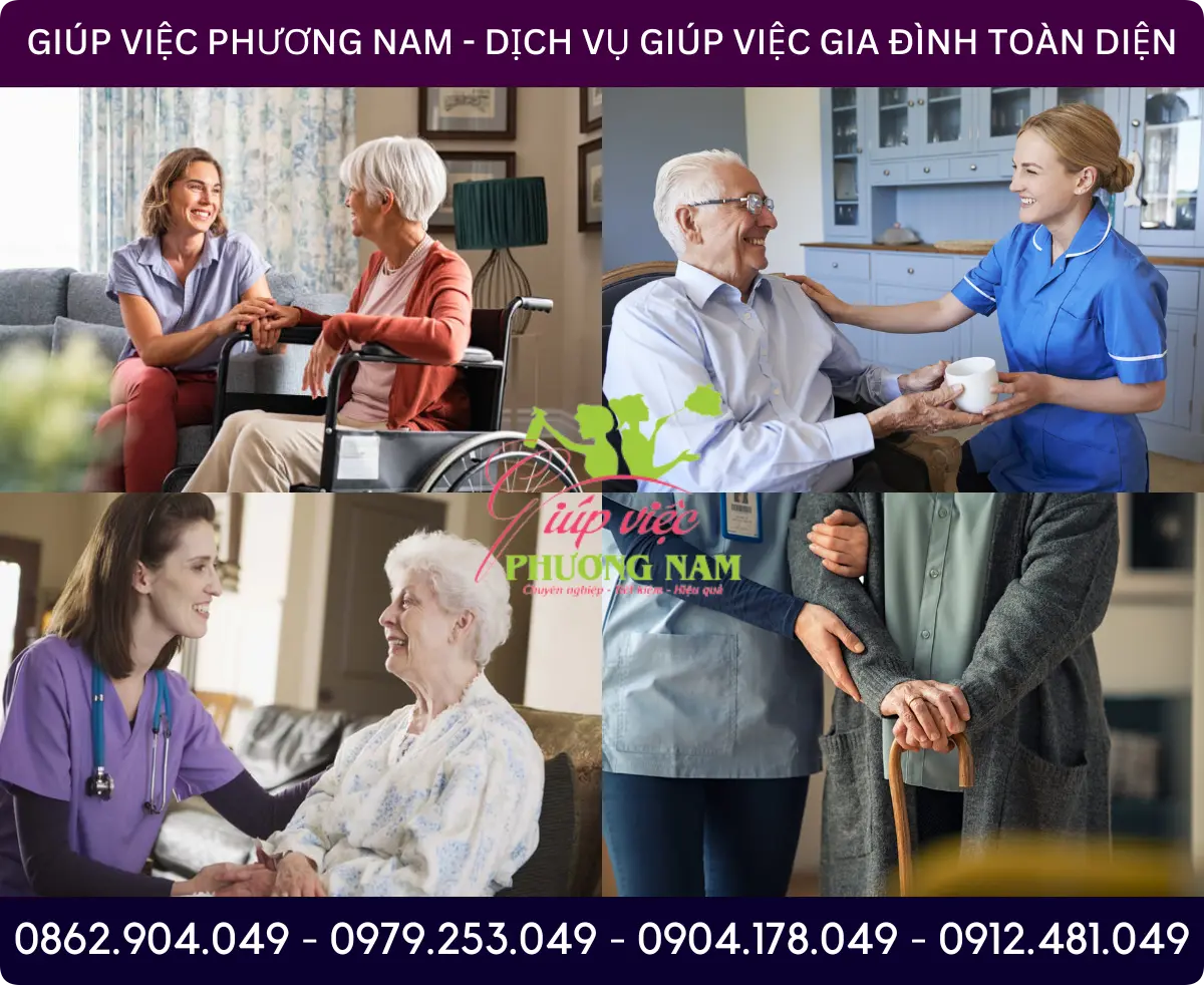 Dịch vụ tìm người chăm người già tại Phổ Yên