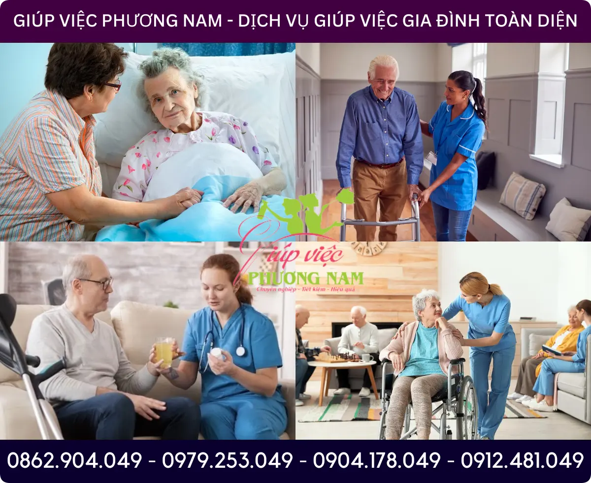 Dịch vụ tìm người chăm sóc người già tại Sông Công