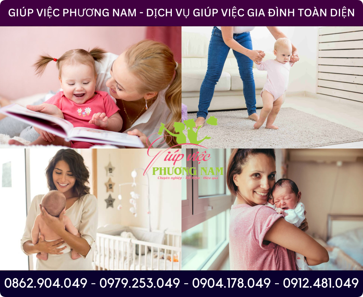 Dịch vụ tìm người chăm sóc trẻ sơ sinh tại Vĩnh Phúc