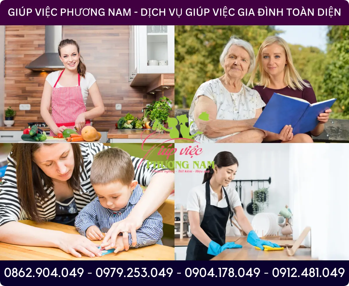 Dịch vụ thuê người giúp việc nhà tại Nghệ An