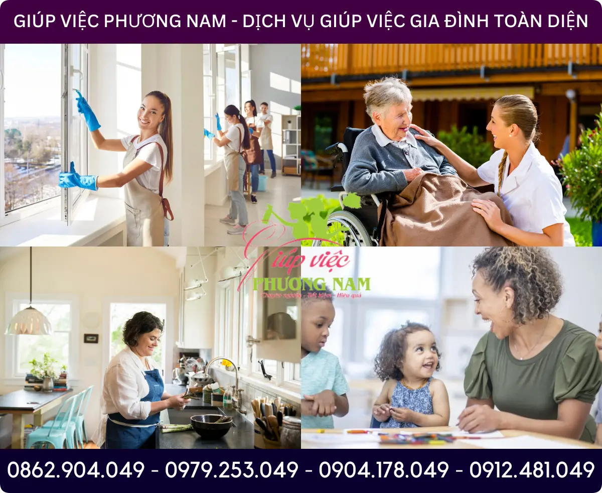 Dịch vụ thuê người giúp việc nhà tại Vinh