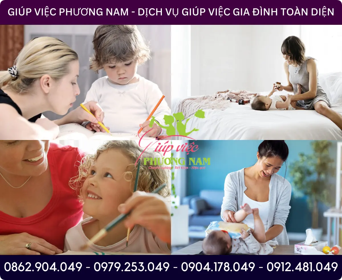 Dịch vụ tìm người chăm bé tại Hà Giang