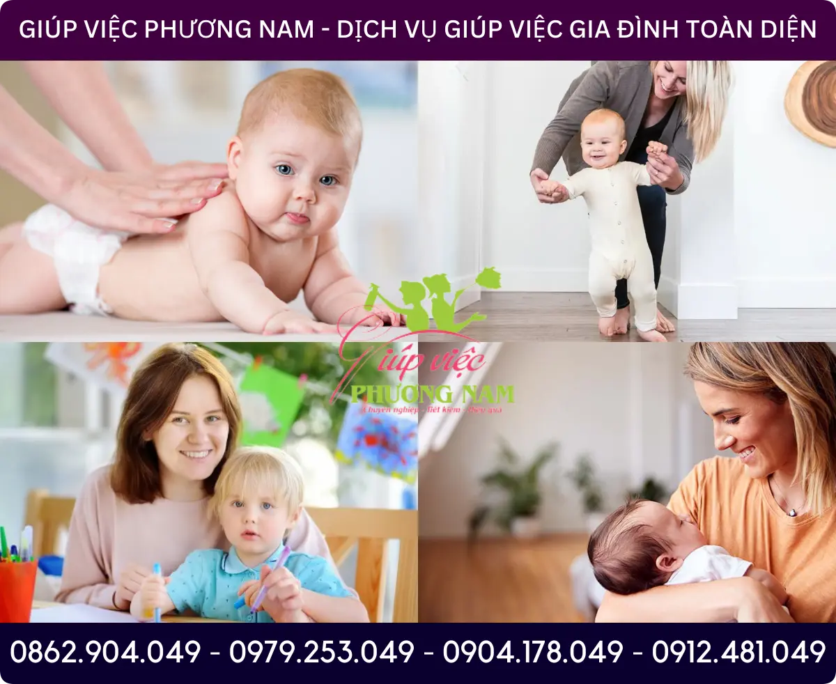 Dịch vụ tìm người chăm bé tại Vinh