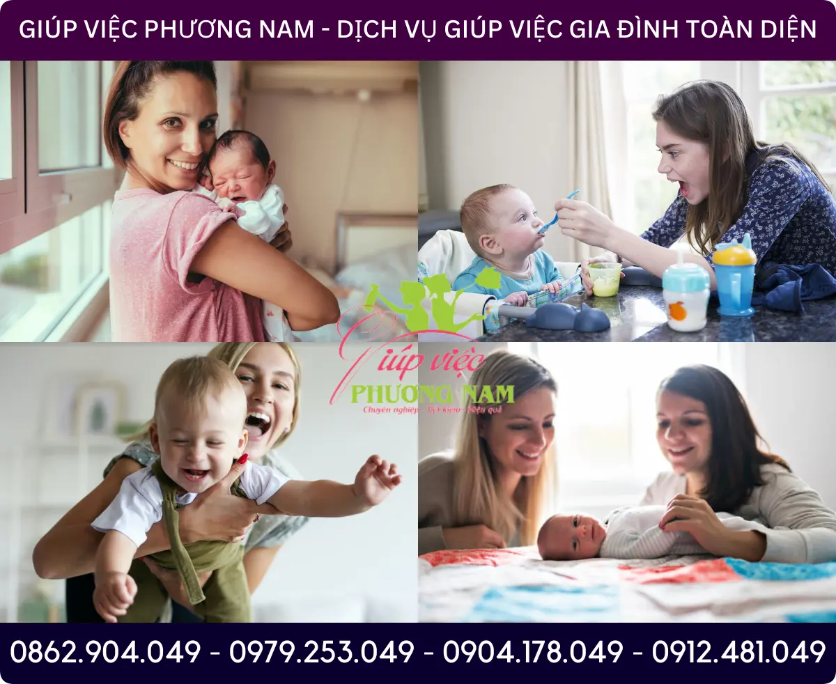 Dịch vụ trông bé tại Hòa Bình