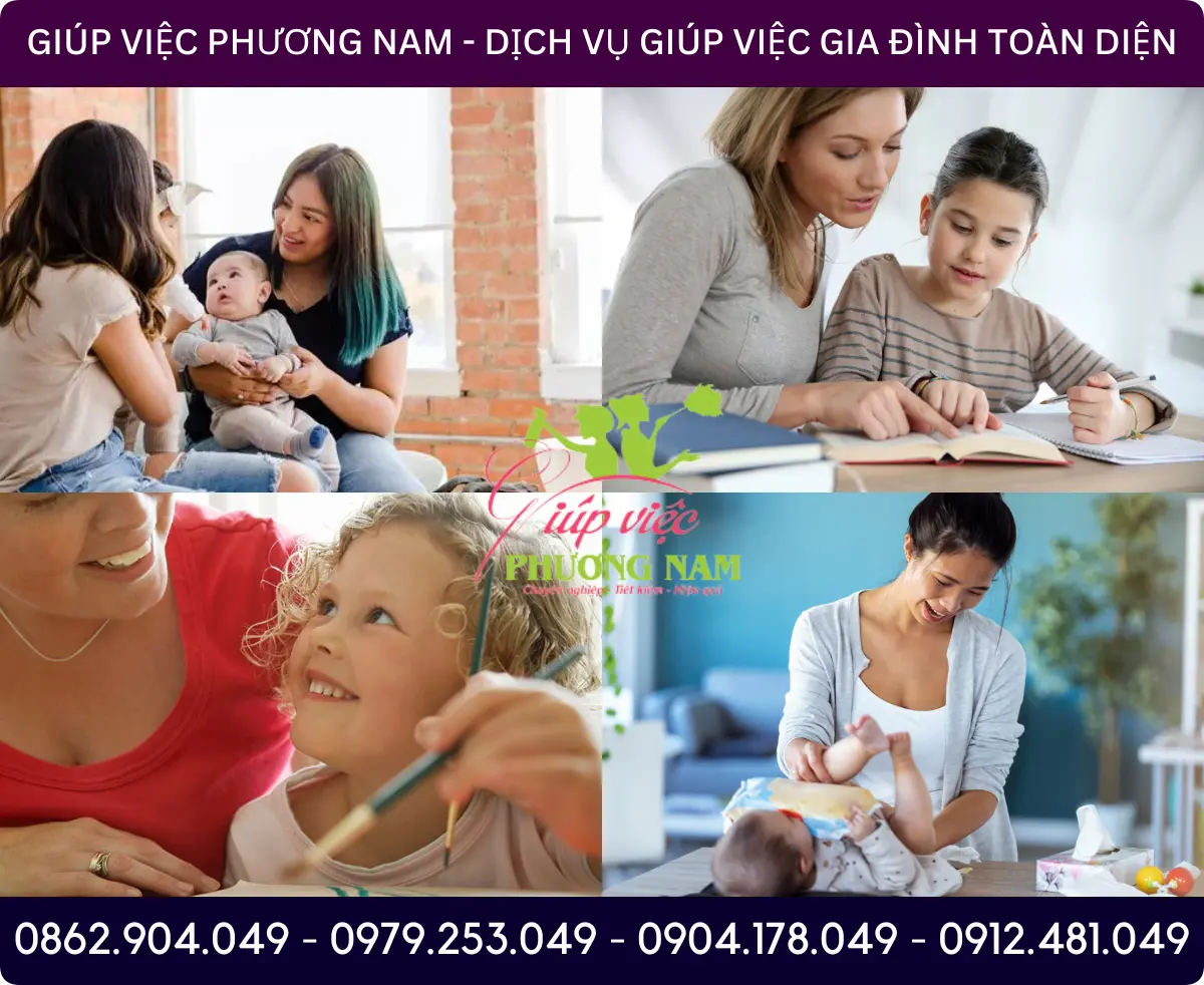 Dịch vụ trông bé tại Vinh