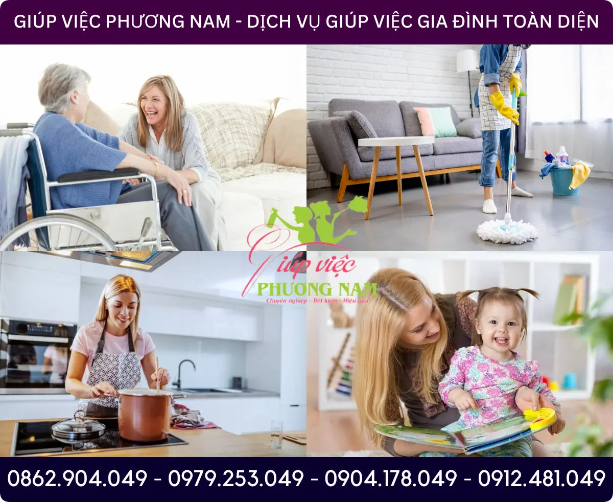 Trung tâm cung cấp người giúp việc nhà tại Hòa Bình