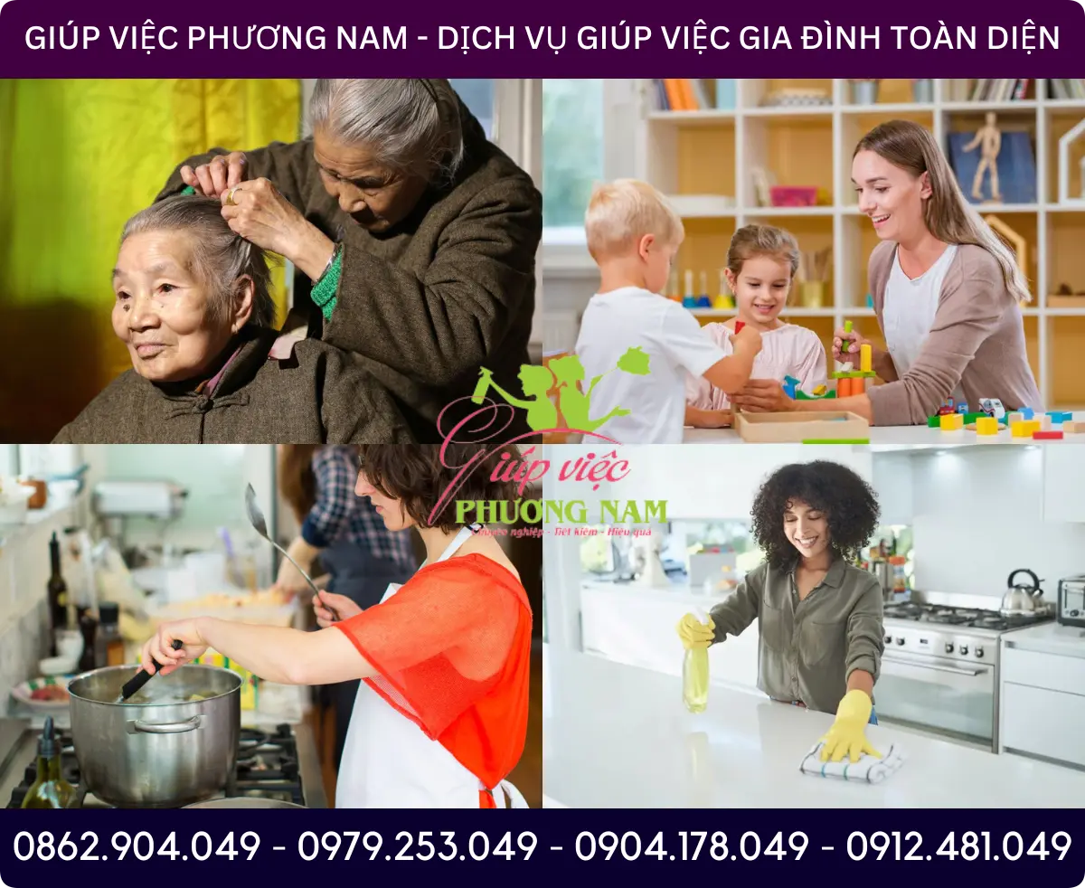 Dịch vụ cung cấp người giúp việc nhà tại Cà Mau